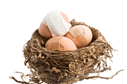 Damaged Nest Eggs