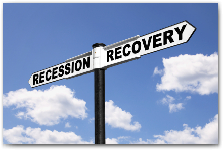 Recession-Recovery-Signpost