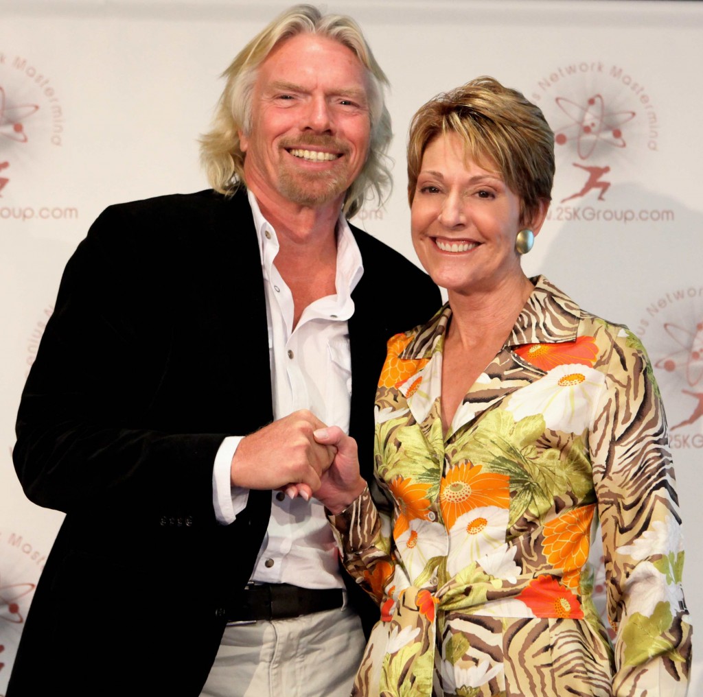 Pamela Yellen & Sir Richard Branson Pamela Yellen & Sir Richard Branson