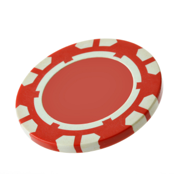 Red casino chip