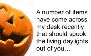 A number of items have come across my desk recently that should spook the living daylights out of you… A number of items have come across my desk recently that should spook the living daylights out of you…