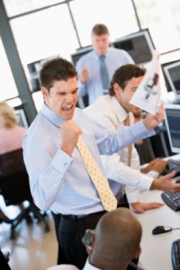 Stock Trader Happy With His Success Stock Trader Happy With His Success