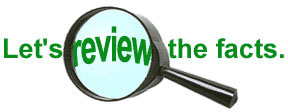 Let's review the facts Let's review the facts