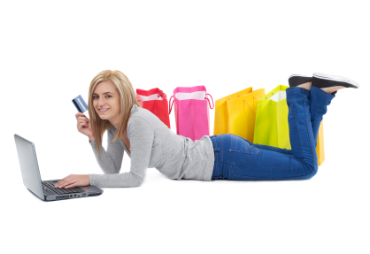 teenager shopping on laptop teenager shopping on laptop